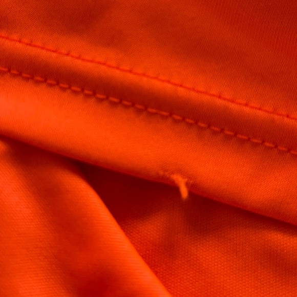 Under Armor YMD Neon Orange Crew Neck Shirt - Picture 7 of 7